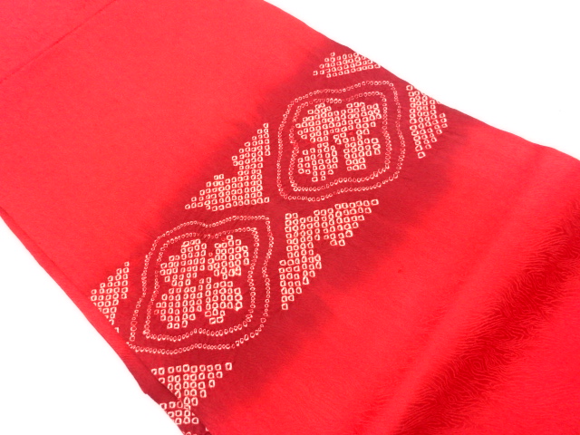 JAPANESE NAGOYA OBI / SHIBORI / ABSTRACT FLOWER